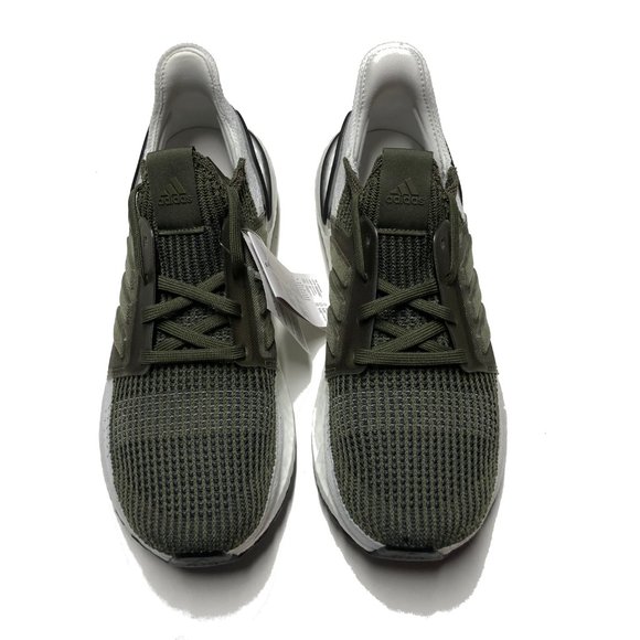 adidas Ultraboost 19 Raw Khaki / Black Mens Shoes - Picture 4 of 6